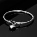 Bratara bangle Sweet Love Silver